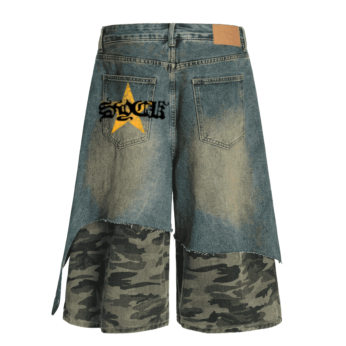 Syck Camo Jorts
