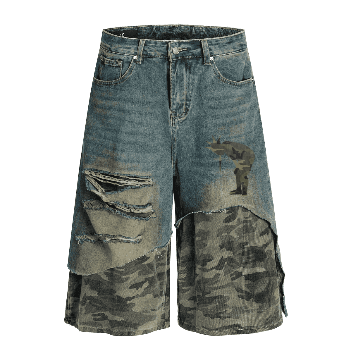 Syck Camo Jorts